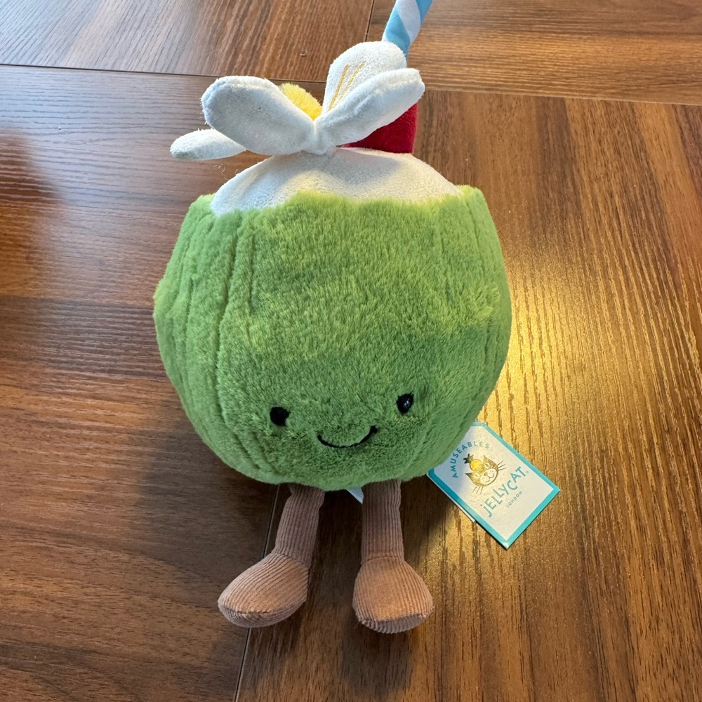 Jellycat Amusables Aruba Coconut NWT